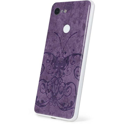 Brigid Ashwood Purple Damask Butterfly Google Pixel 3 Skin